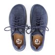 Birkenstock Honnef Low Narrow Lace Up (Women) - Indigo Blue Suede Fashion