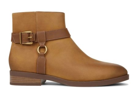 Vionic Rhiannon Ankle Boot (Women) - Cognac Oiled Nubuck For Discount