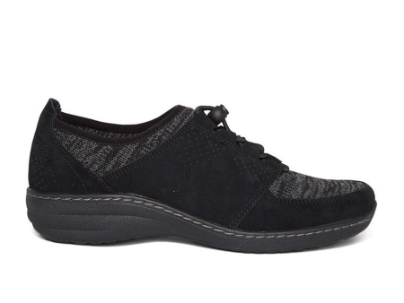 Aetrex Casey Lace Up (Women) - Black Online Hot Sale