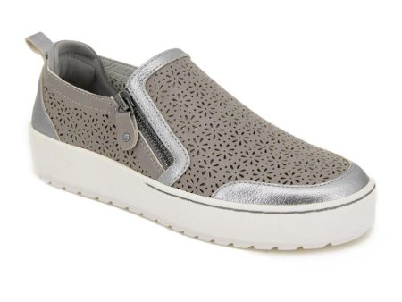 Jambu July Slip On Sneaker (Women) - Grey Gunmetal Hot on Sale