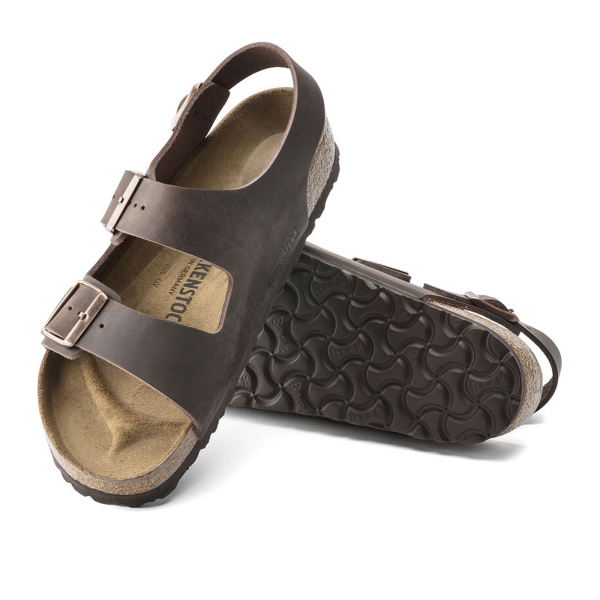 Birkenstock Milano Backstrap Sandal (Unisex) - Habana Oiled Leather Fashion