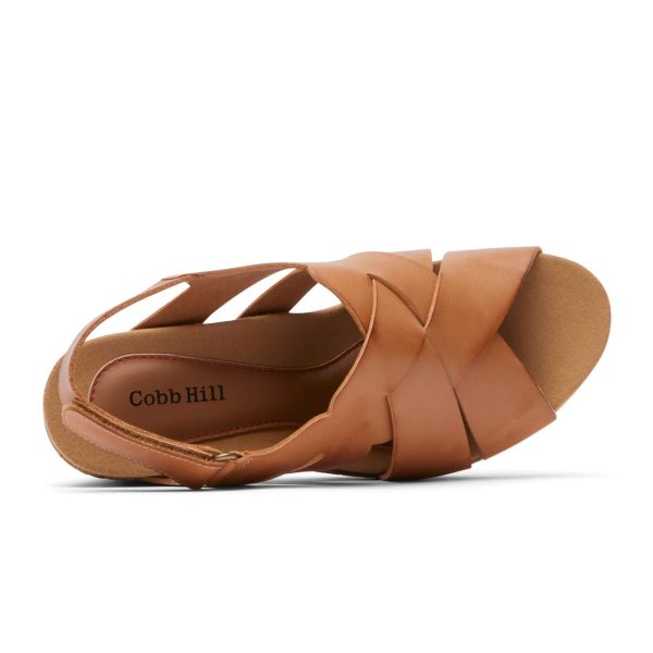 Cobb Hill Alleah Sling Sandal (Women) - Honey Leather For Cheap