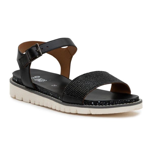 Ara Karine Backstrap Sandal (Women) - Black Supply