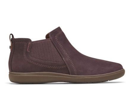 Cobb Hill Bailee Chelsea Boot (Women) - Eggplant Nubuck Sale