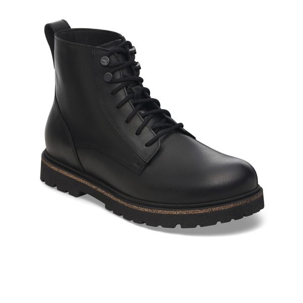 Birkenstock Highwood Lace Boot (Men) - Black Leather Online Hot Sale