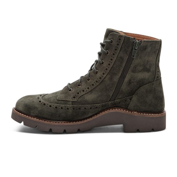 Aetrex Margot Ankle Boot (Women) - Dark Green Online Hot Sale