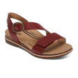 Aetrex Tamara Backstrap Sandal (Women) - Red Fashion