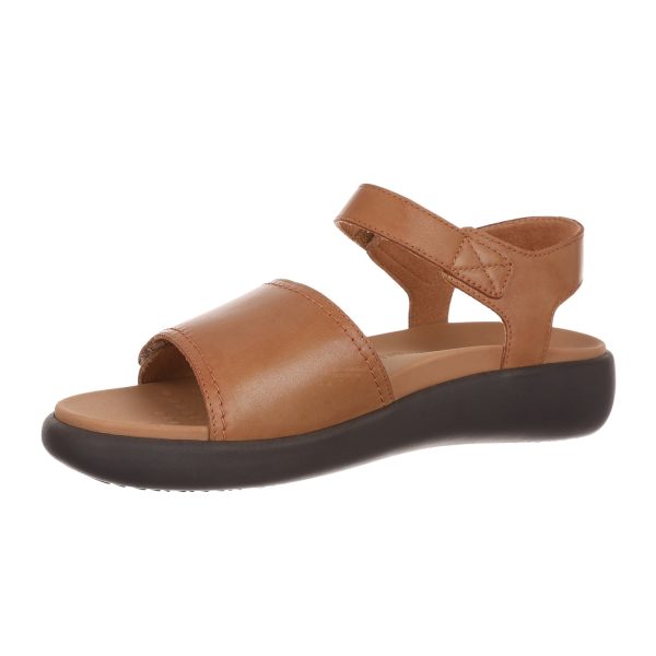 Vionic Awaken Backstrap Sandal (Women) - Brown Leather For Discount