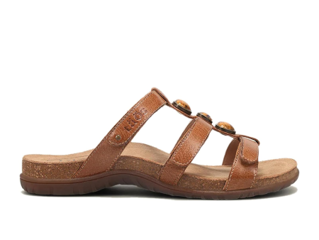 Taos Gemma Slide Sandal (Women) - Hazelnut Fashion