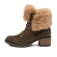 Aetrex Brooklyn Mid Boot (Women) - Khaki Leather Sale