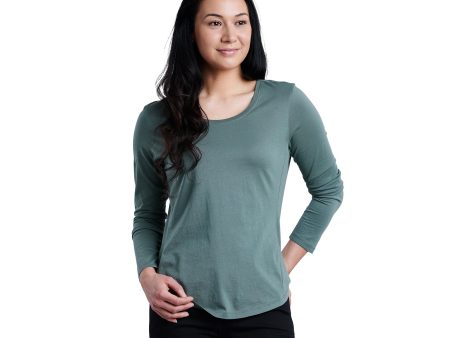 Kuhl Arabella Scoop Long Sleeve Top (Women) - Evergreen Hot on Sale