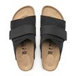 Birkenstock Kyoto Slide Sandal (Men) - Black Suede Black Nubuck For Discount