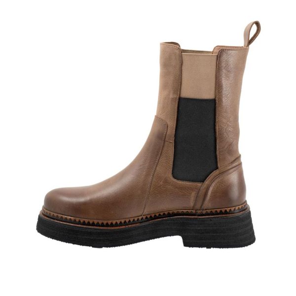 Bueno Gizelle Mid Chelsea Boot (Women) - Taupe Online Hot Sale