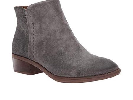 Comfortiva Carrie Ankle Boot (Women) - Steel Grey Suede For Cheap