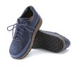 Birkenstock Honnef Low Narrow Lace Up (Women) - Indigo Blue Suede Fashion