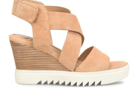 Sofft Uxley Wedge Sandal (Women) - Desert Hot on Sale