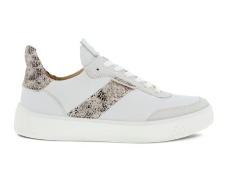 ECCO Street Tray Sneaker (Women) - Shadow White White Limestone Black For Discount