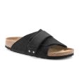 Birkenstock Kyoto Slide Sandal (Men) - Black Suede Black Nubuck For Discount