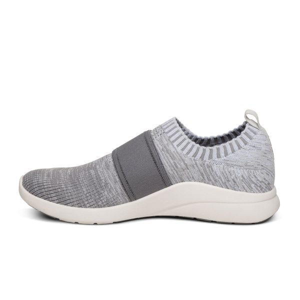 Aetrex Demi Slip On Sneaker (Women) - Grey Supply