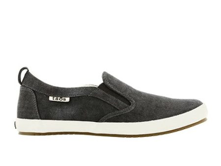 Taos Dandy Slip On Sneaker (Women) - Charcoal Washed Canvas Online now