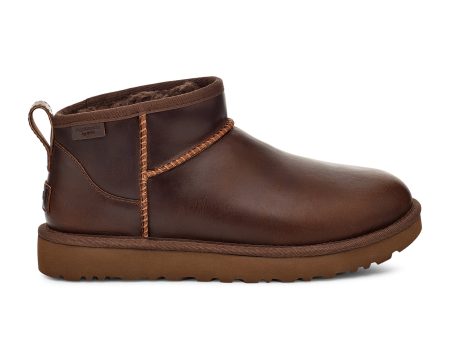 UGG® Classic Ultra Mini Leather Regenerate Boot (Women) - Ironwood Discount