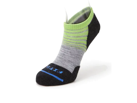 FITS F3107 Light Runner Low Sock (Unisex) - Light Grey Green Flash Discount