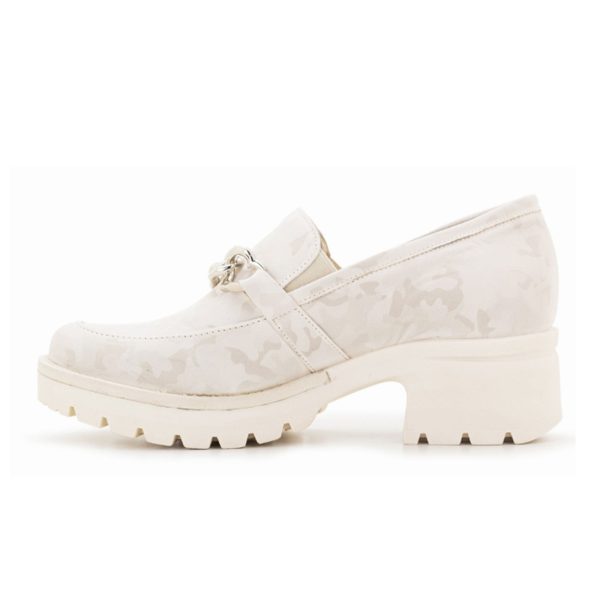 Dromedaris Kella Slip On Chunky Loafer (Women) - Ivory Camo Discount