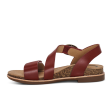 Aetrex Tamara Backstrap Sandal (Women) - Red Fashion