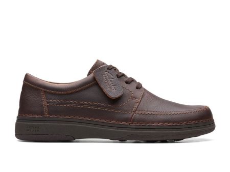 Clarks Nature 5 Lo Lace Up (Men) - Dark Brown Leather For Discount