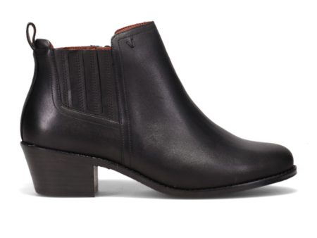 Vionic Bethany Ankle Boot (Women) - Black Leather Supply