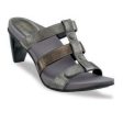 Aetrex Kayla Heeled Sandal (Women) - Pewter Supply