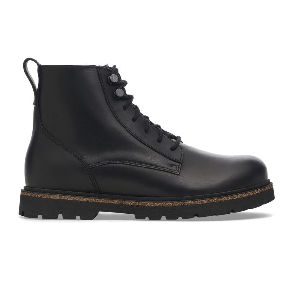 Birkenstock Highwood Lace Boot (Men) - Black Leather Online Hot Sale