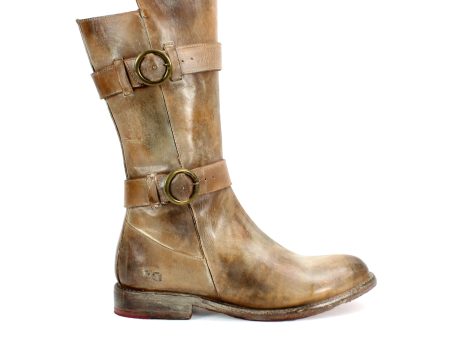 Bed Stu Turn Tall Boot (Women) - Tan Rustic White on Sale