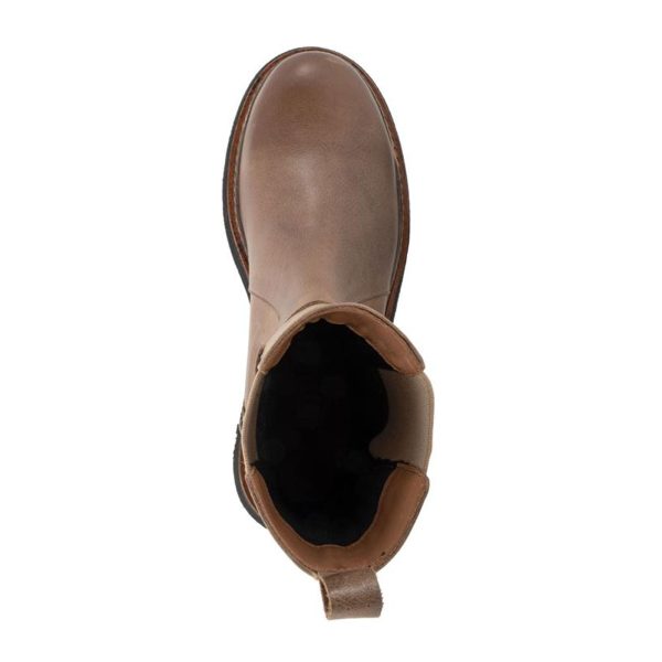 Bueno Gizelle Mid Chelsea Boot (Women) - Taupe Online Hot Sale