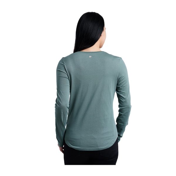 Kuhl Arabella Scoop Long Sleeve Top (Women) - Evergreen Hot on Sale