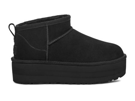 UGG® Classic Ultra Mini Platform (Women) - Black Sale