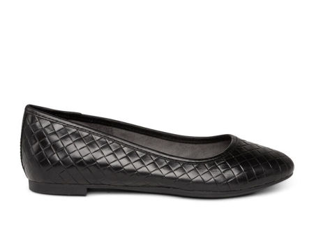 Aetrex Lyla Ballet Flat (Women) - Black Online now