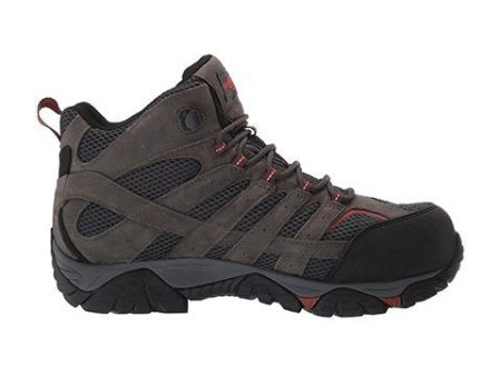 Merrell Work Moab Vertex Mid Composite Toe Work Boot (Men) - Pewter Fashion