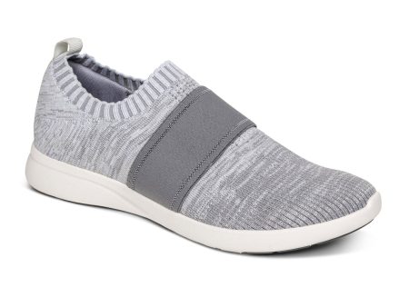 Aetrex Demi Slip On Sneaker (Women) - Grey Supply