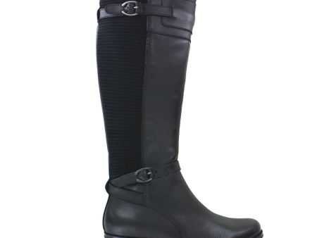 Aetrex Chelsea Riding Boot (Women) - Black Leather Hot on Sale