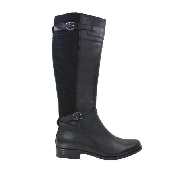 Aetrex Chelsea Riding Boot (Women) - Black Leather Hot on Sale