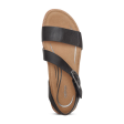 Aetrex Tamara Backstrap Sandal (Women) - Black For Discount