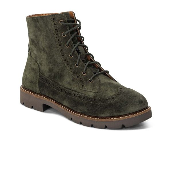 Aetrex Margot Ankle Boot (Women) - Dark Green Online Hot Sale