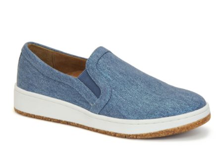 Aetrex Cameron Slip On (Women) - Denim Canvas Sale