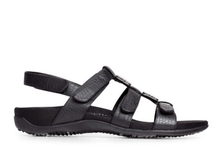 Vionic Amber Backstrap Sandal (Women) - Black Crocodile Online Sale