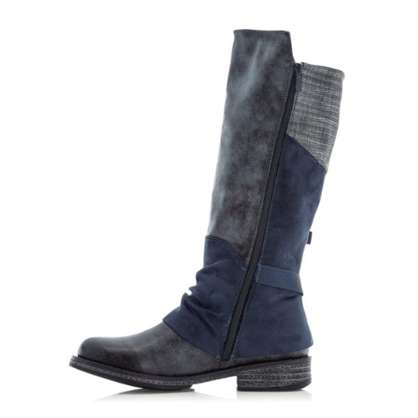 Rieker Franka 92284-45 Tall Boot (Women) - Grey Online now