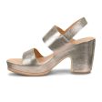 Kork-Ease San Carlos Heeled Sandal (Women) - Soft Gold Metallic Sale