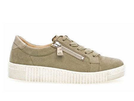 Gabor 23334-11 Double Zip Sneaker (Women) - Beige Online Hot Sale