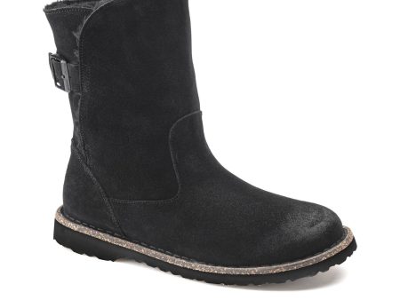 Birkenstock Uppsala Boot (Women) - Black Suede Black Shearling Discount