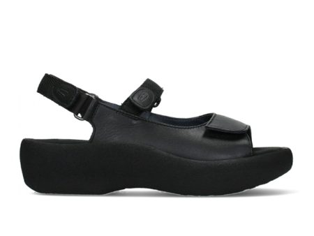 Wolky Jewel Backstrap Sandal (Women) - Black Leather Online Sale